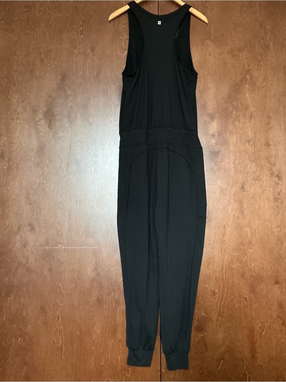 Sweaty Betty Gary Black Sleeveless Scoop Neck Jumpsuit Pockets Size M Athleisure - Picture 9 of 15